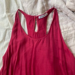 Stateside Pink Satin Maxi Dress - never worn!